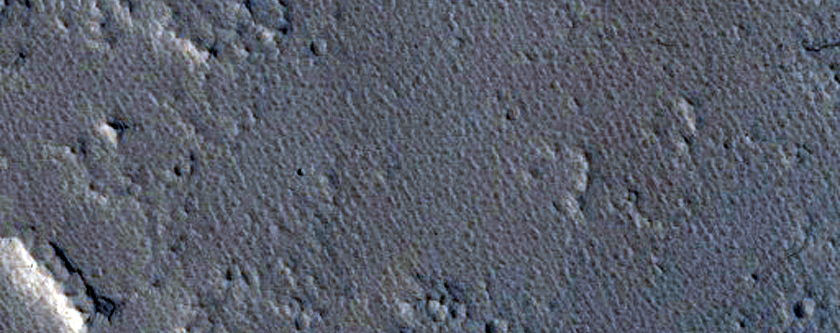 Cratered Hills in Ulysses Patera