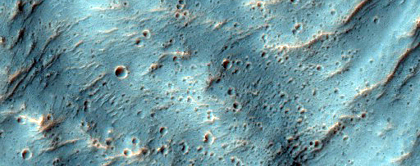 Putative Paleolake in Terra Cimmeria