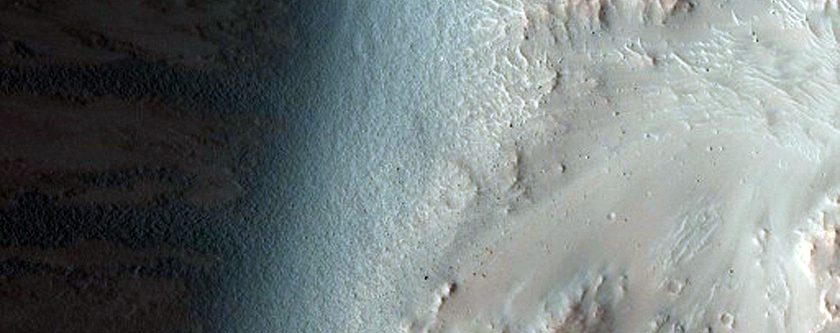 Western Half of Well-Preserved 9 Kilometer Diameter Crater