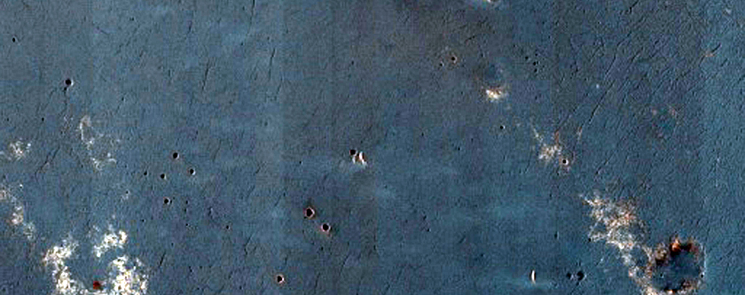Northeast of Crater in Meridiani Region