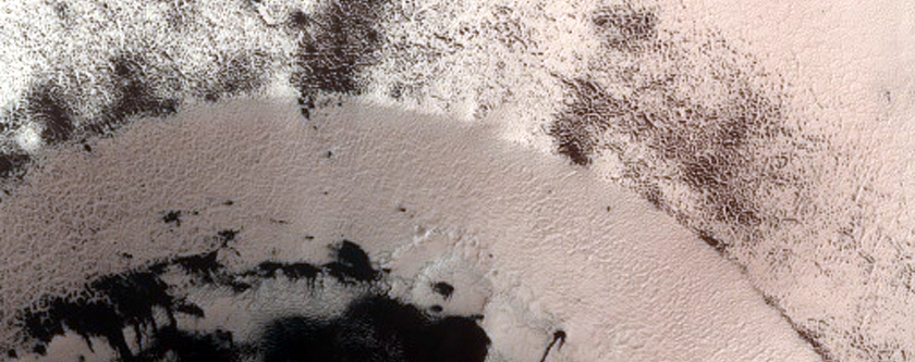 Rayed Crater at High Southern Latitudes