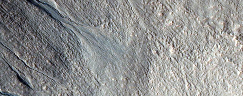 Gullied Crater Wall