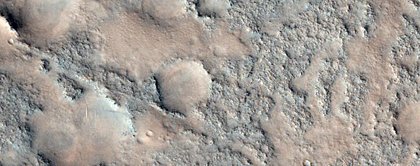 Branched Features on Floor of Antoniadi Crater