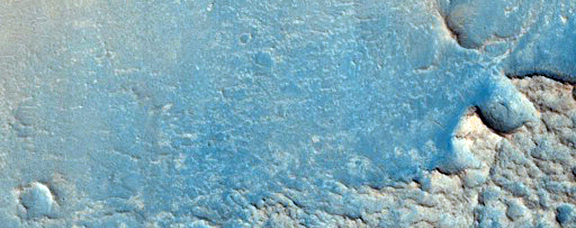 Layered Bedrock on the Floor of an Impact Crater