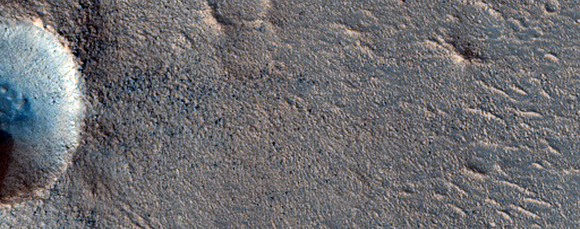 Small and Very Recent Impact Crater