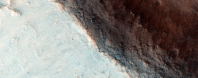 Channel Carved Into Scarp within Isidis Planitia