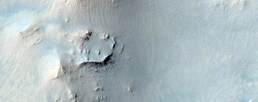 Well-Preserved Gullied Impact Crater