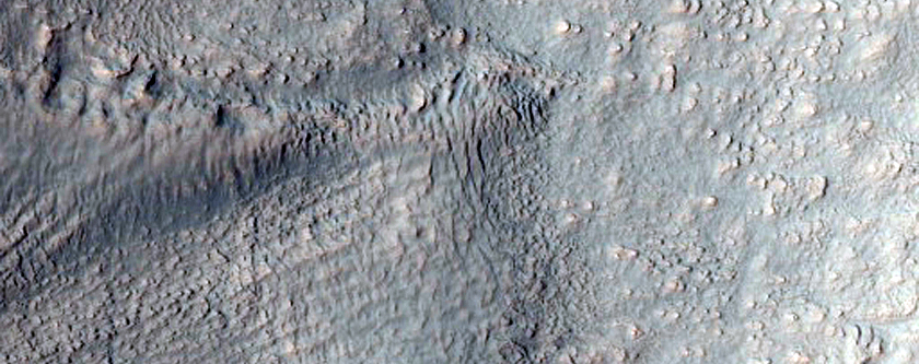 Gullied Crater Wall