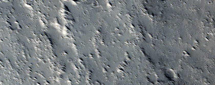 Chain of Pits on South Flank of Alba Patera