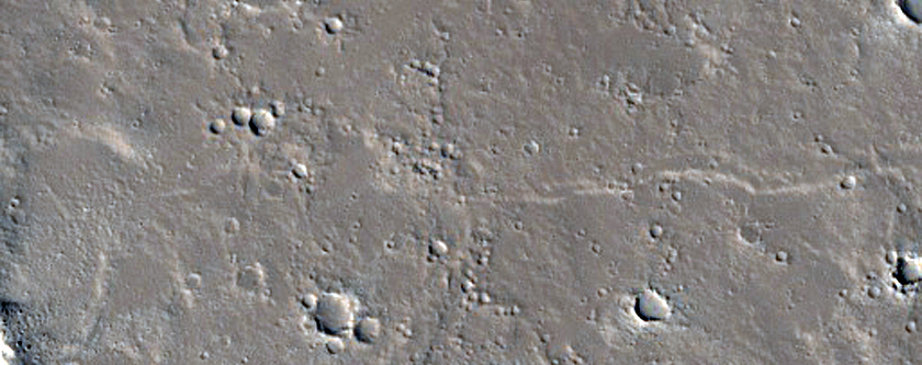 Ridge Near Olympus Mons