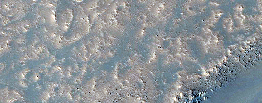 Pit in Daedalia Planum South of Arsia Mons