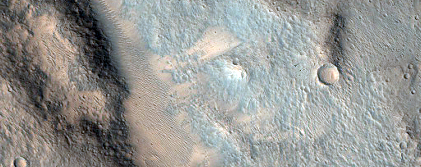 Recent 10 Kilometer Diameter Crater in Ares Vallis