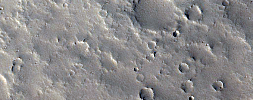 Volcanic Ridge East of Echus Chasma