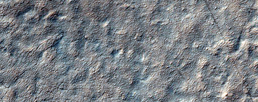 3 Kilometer Diameter Crater on Edge of South Polar Layered Deposits