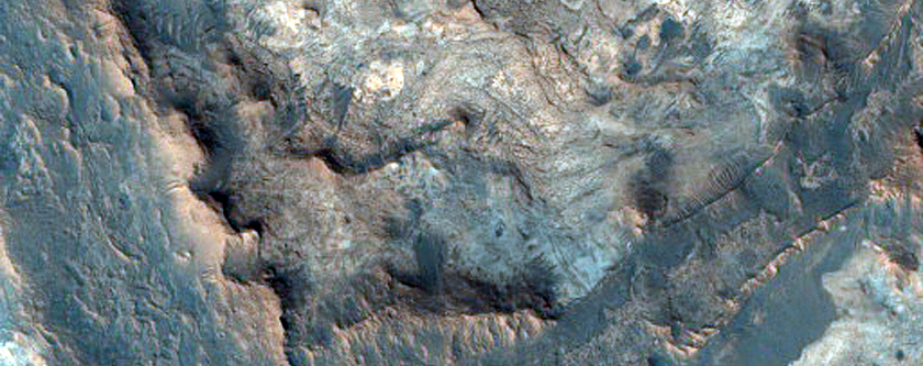 Inverted Terrain in Mawrth Vallis Region