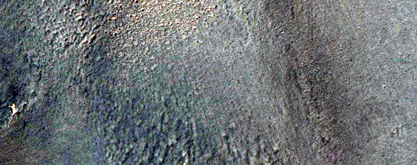 Debris Apron and Masif East of Hellas Planitia