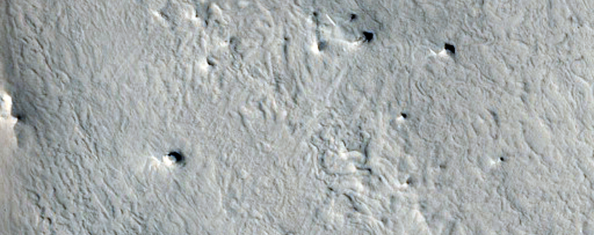 Knobby Ridges in Meridiani Planum