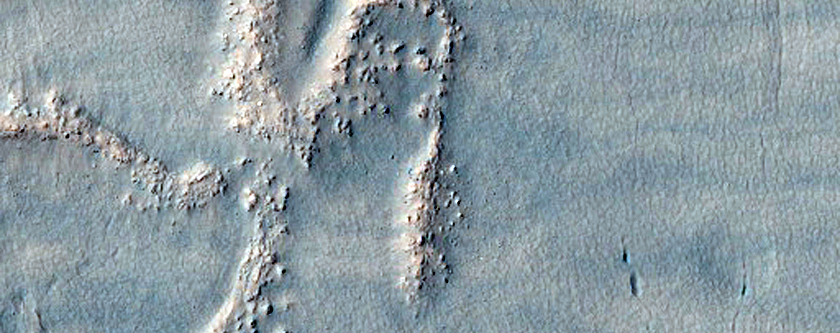Crater Fill in Noachis Terra