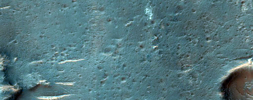Ejecta of Crater in Tyrrhena Terra with Hydrated Minerals
