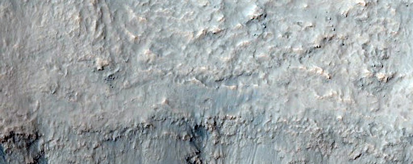 Gullied Crater Wall