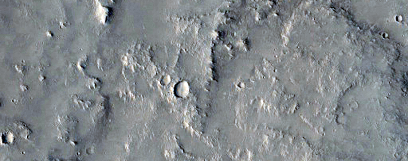 Etched Terrain in Western Interior of Gusev Crater