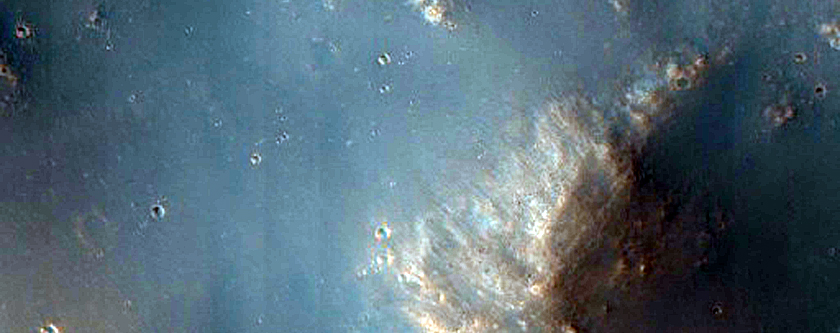 Southern Rim of Flaugergues Crater