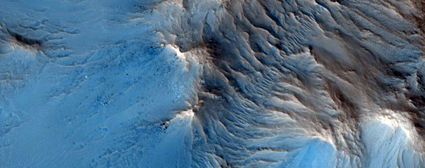Well-Preserved 20 Kilometer Diameter Impact Crater in Acidalia Planitia