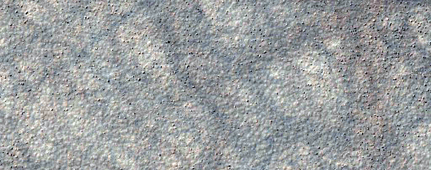 Terrain Contact North of Chamberlin Crater