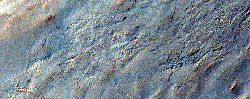 Gullied Slopes and Apron Material