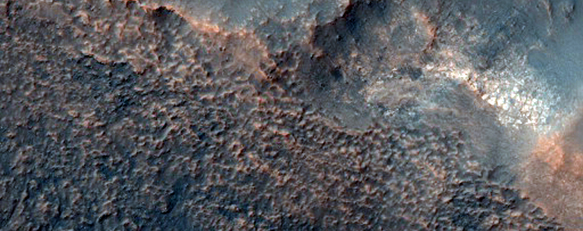 Gullied Crater Wall
