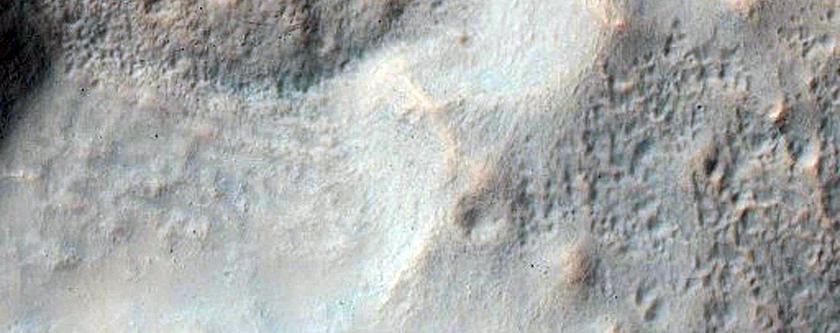 Well-Preserved 7-Kilometer Diameter Gullied Crater in Newton Region