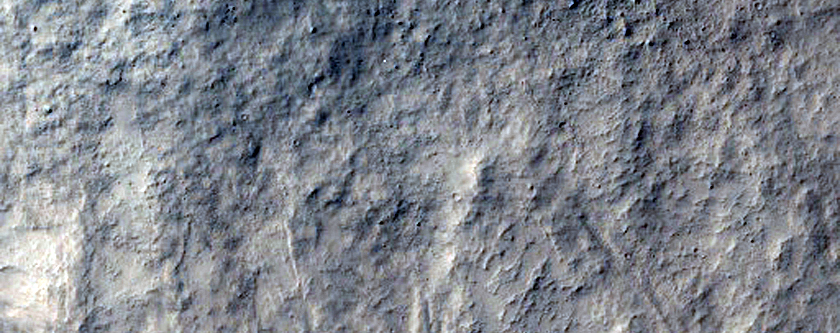Fresh Approximately 2-Kilometer Diameter Crater in Meridiani Region