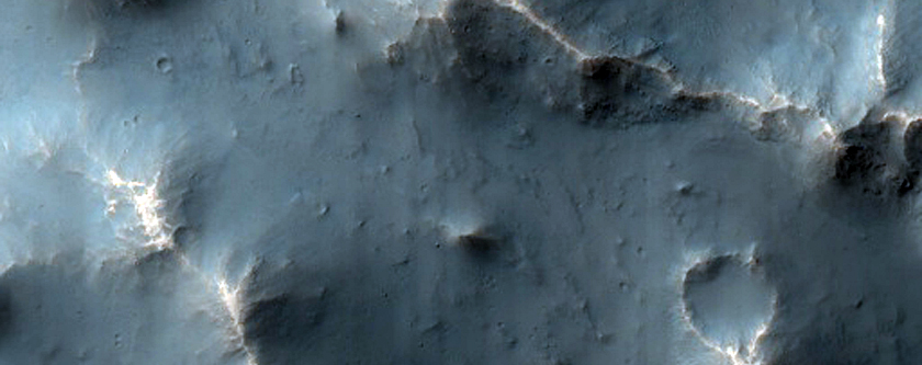 Large Central Uplift of an Impact Crater