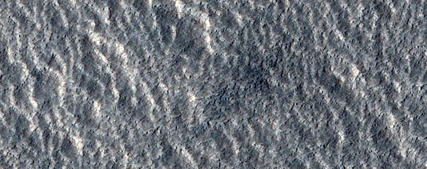 New Impact Site with Fading Ice