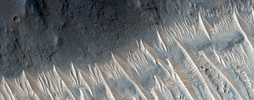 Crater Wall in Terra Cimmeria