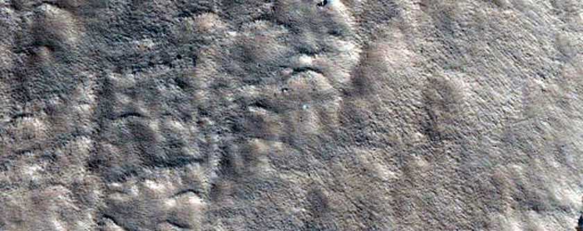 Scarp in Tempe Terra