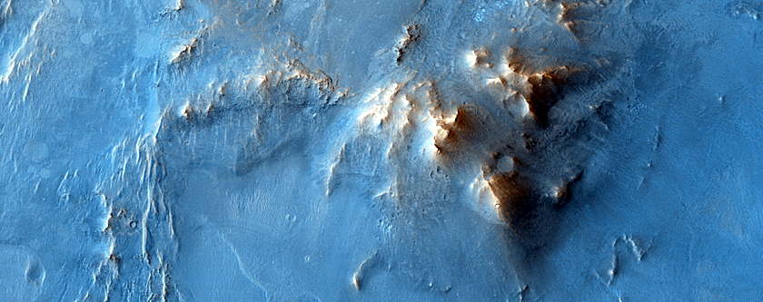 West Nili Fossae Chlorite Crater Ejecta Blanket