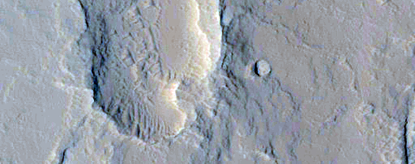 Low Shield Cut by Graben Near Ceraunius Fossae