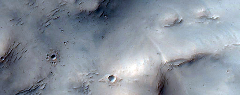 Possible Aluminum Hydroxide-Rich Terrain Sirenum Region Intercrater Plain