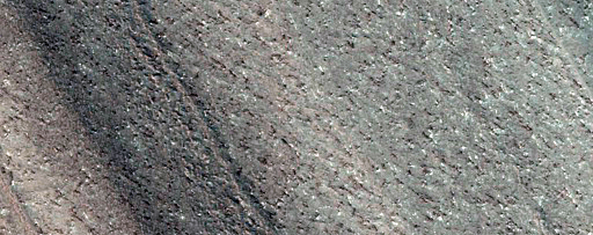 Exposure of North Polar Layered Deposits