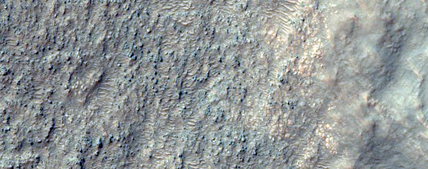 Craters in Hellas Region
