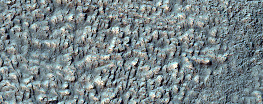 Crater Rim in Noachis Terra