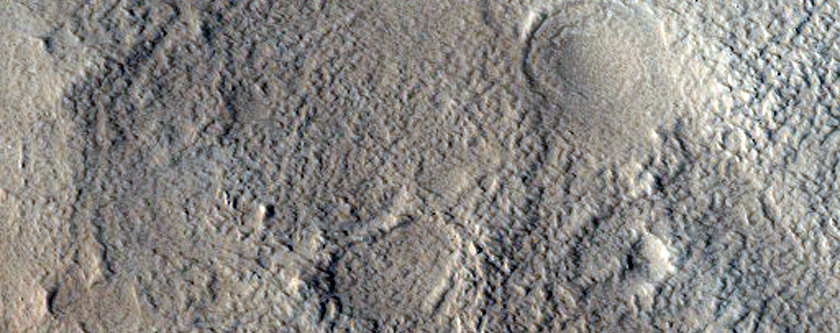 Valleys on South Rim of Cerulli Crater