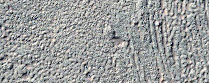 Rim of a Crater in Noachis Terra