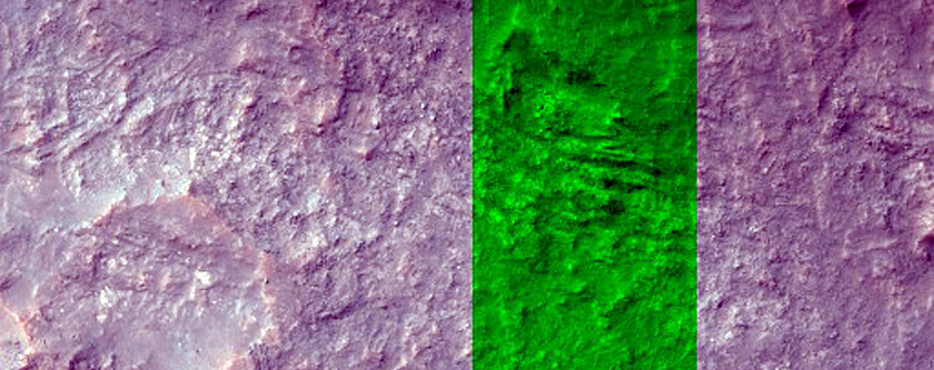Central Structure of Mazamba Crater