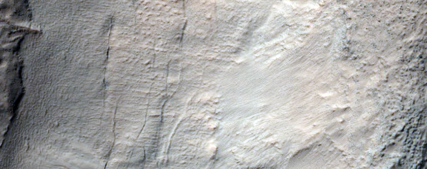 Gullied Crater Wall