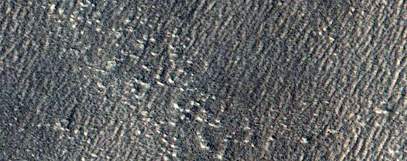 Crater in Utopia Planitia