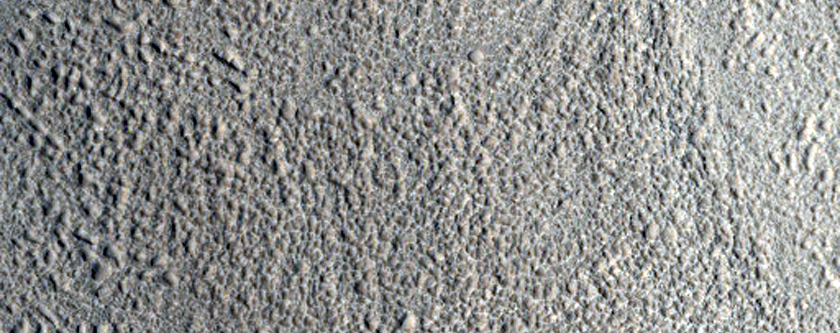 Crater in Utopia Planitia