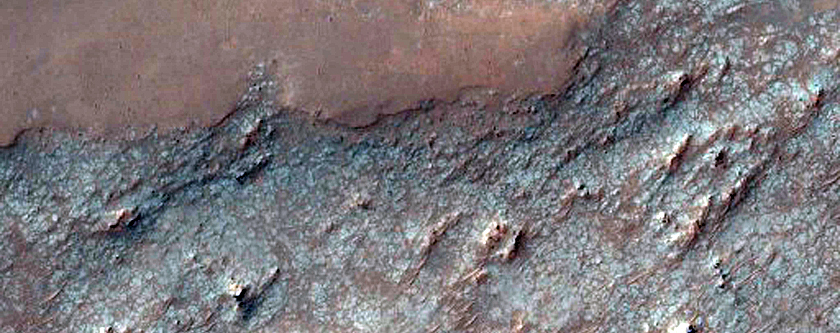 Rocky Ground in Huygens Crater
