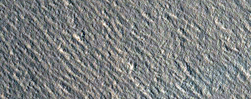 Crater in Arcadia Planitia